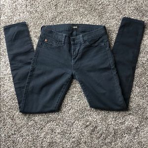 Hudson skinny low rise jeans